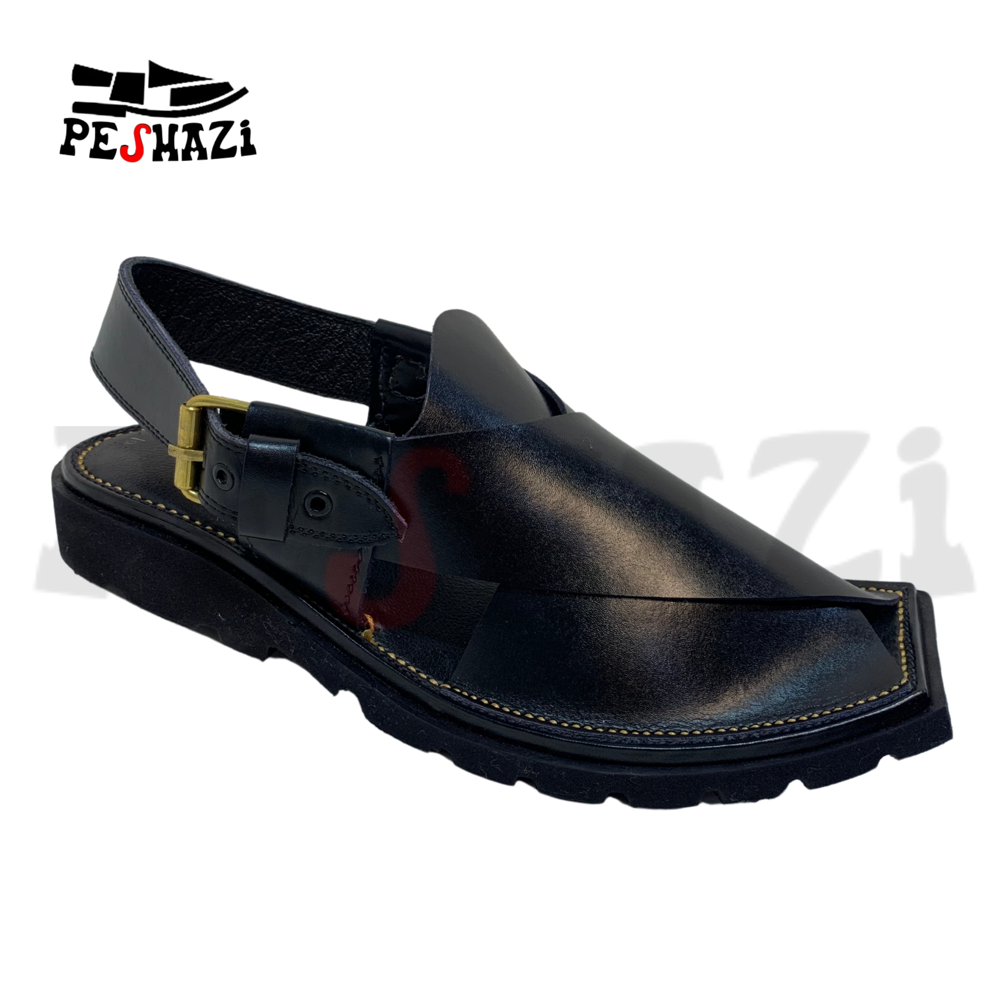 Black Double Sole Chappal – Built for Every Occasion