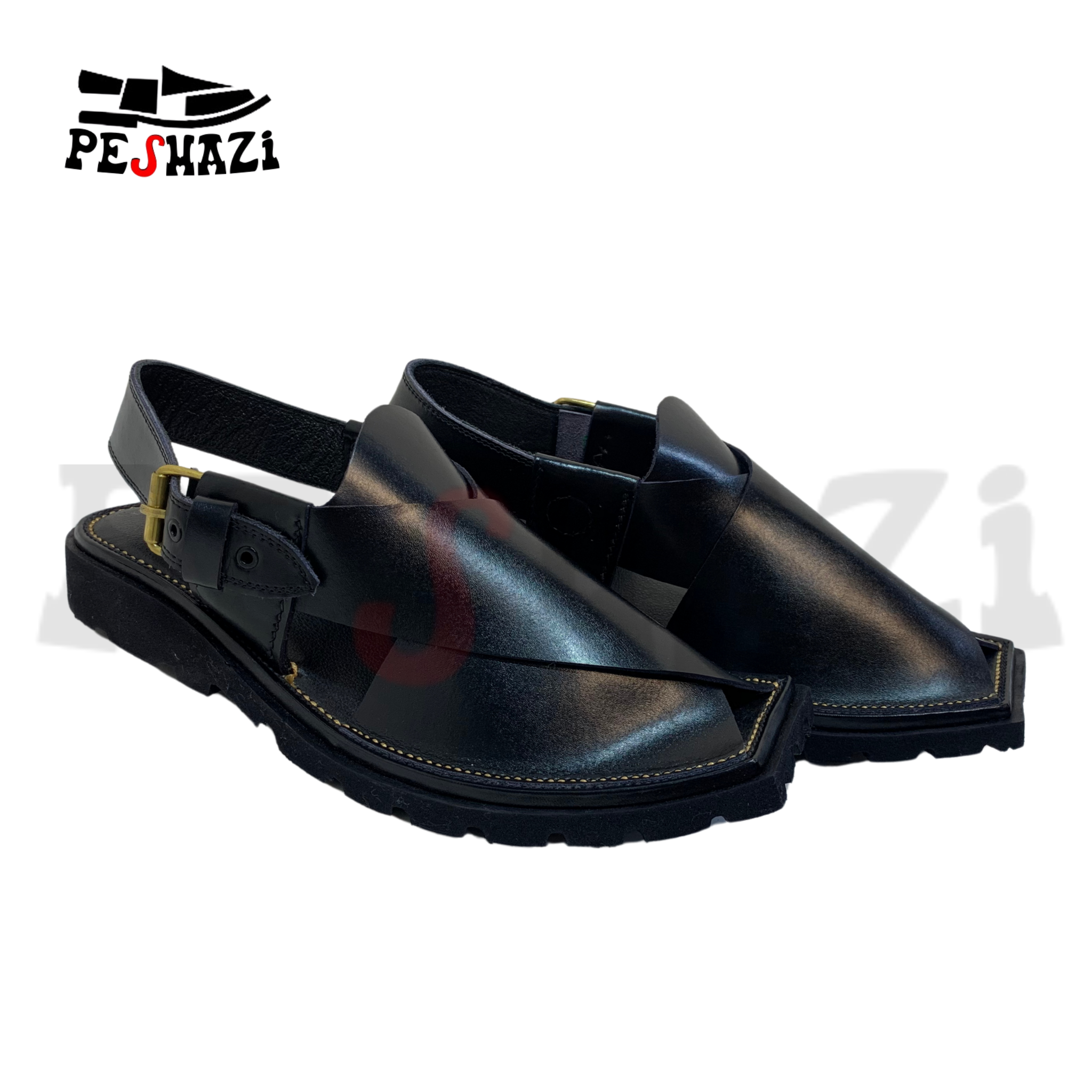 Black Double Sole Chappal – Built for Every Occasion