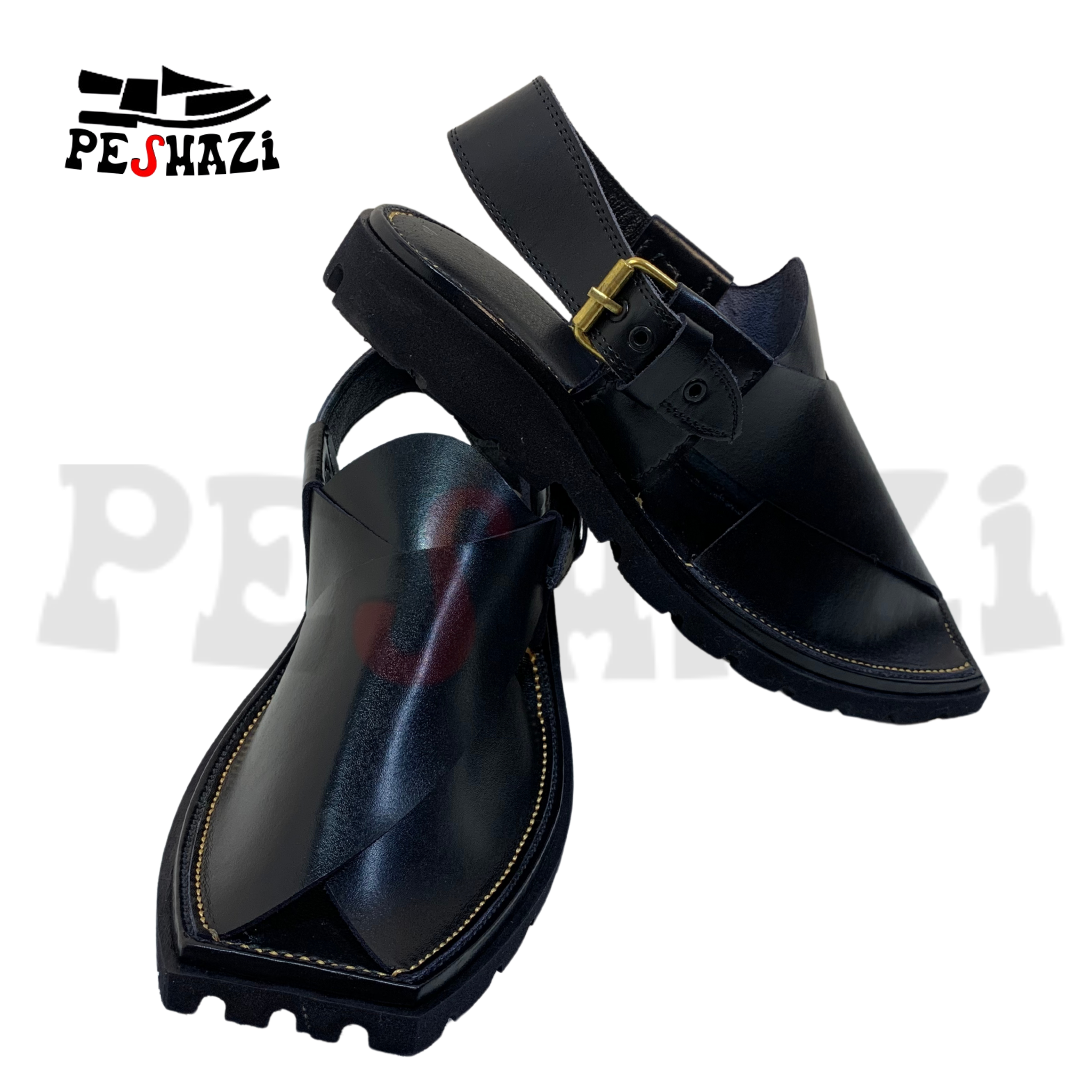 Black Double Sole Chappal – Built for Every Occasion