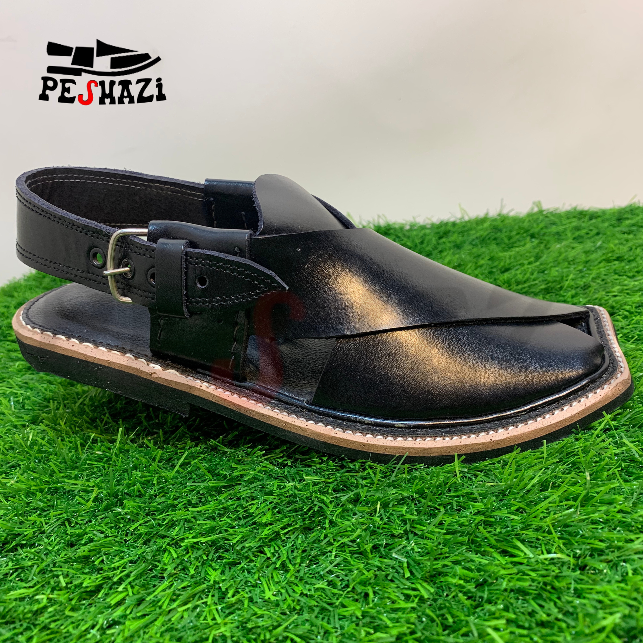 Stylish Kids Black Chappal – Tradition Meets Comfort