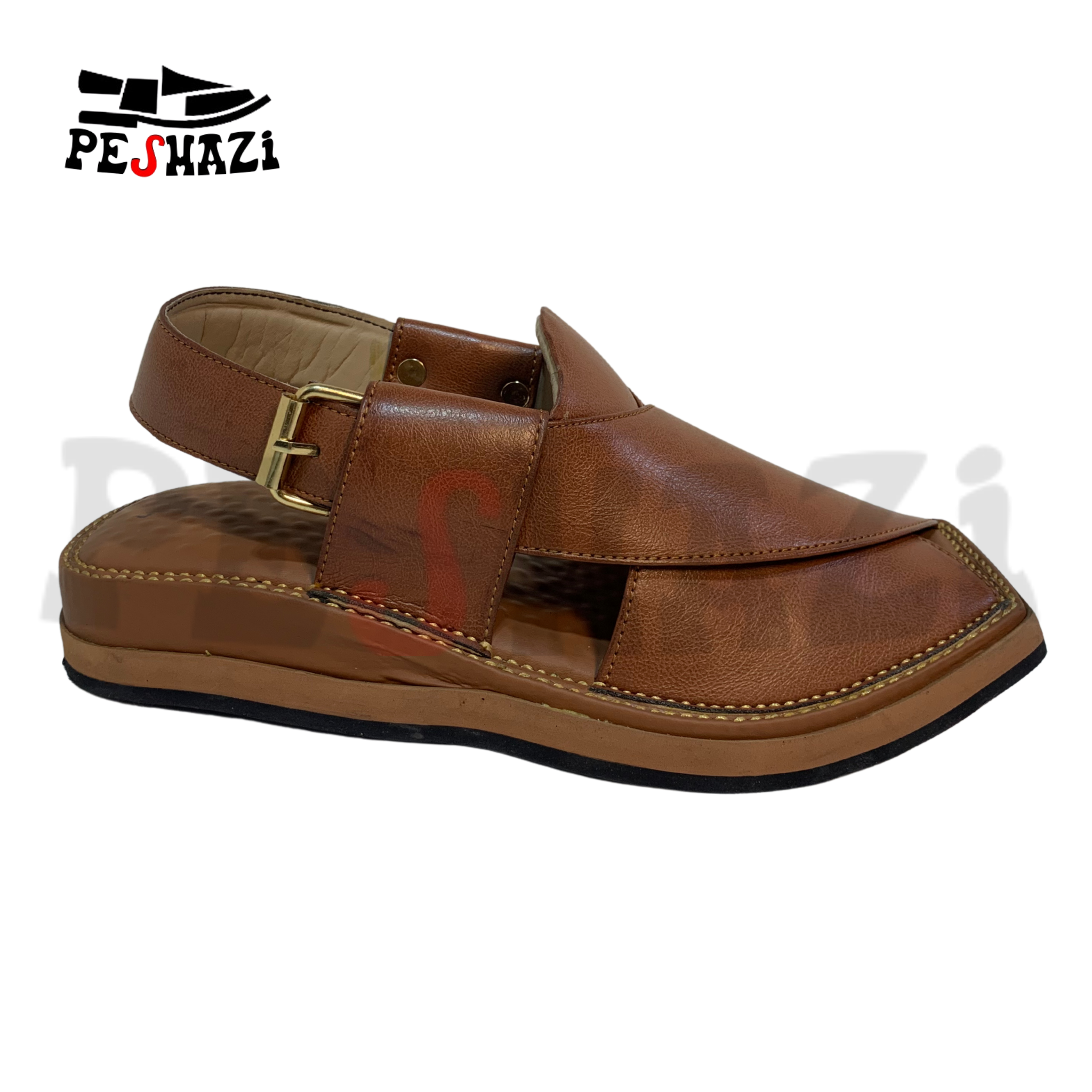 Light Brown Premium Chappal – Classic Comfort & Durability