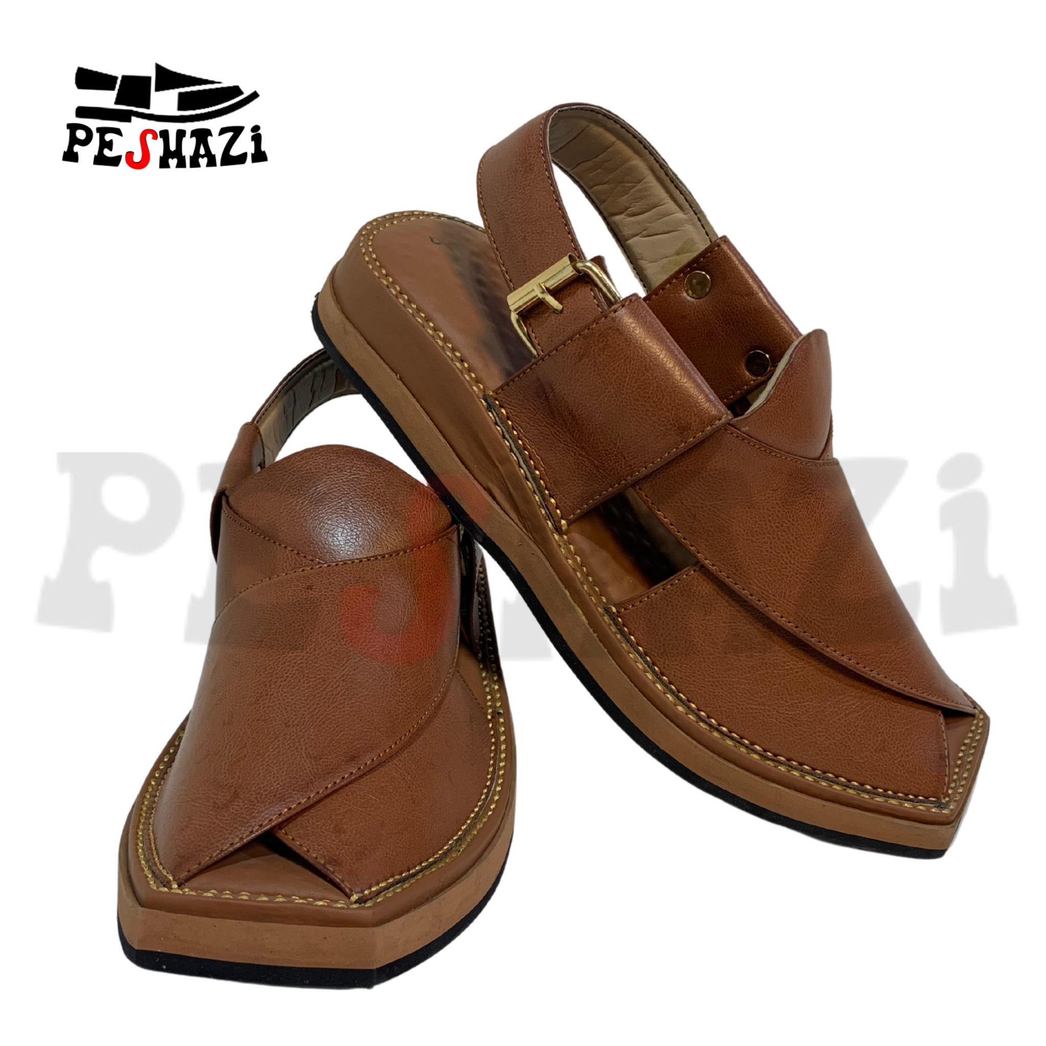 Light Brown Premium Chappal – Classic Comfort & Durability