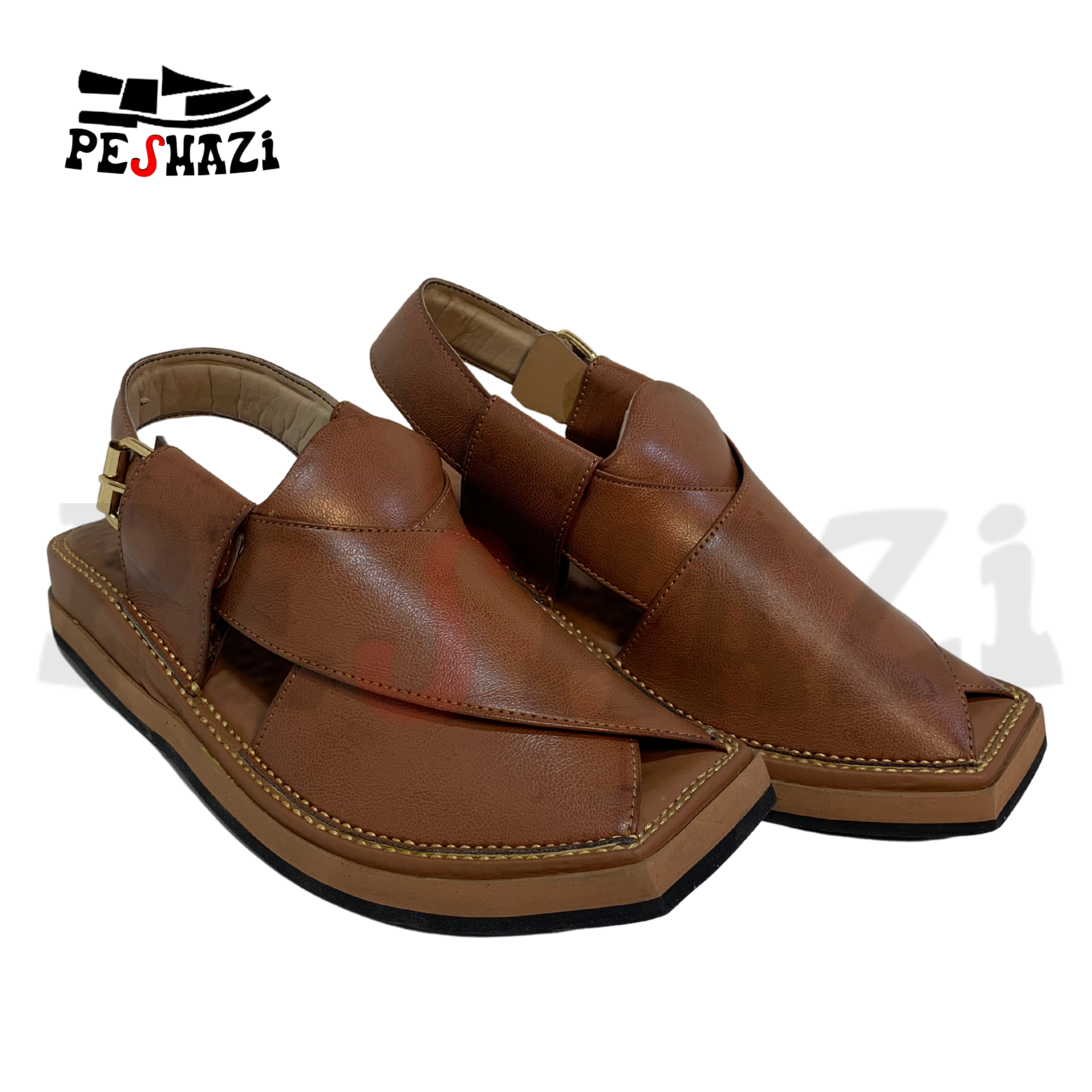 Light Brown Premium Chappal – Classic Comfort & Durability