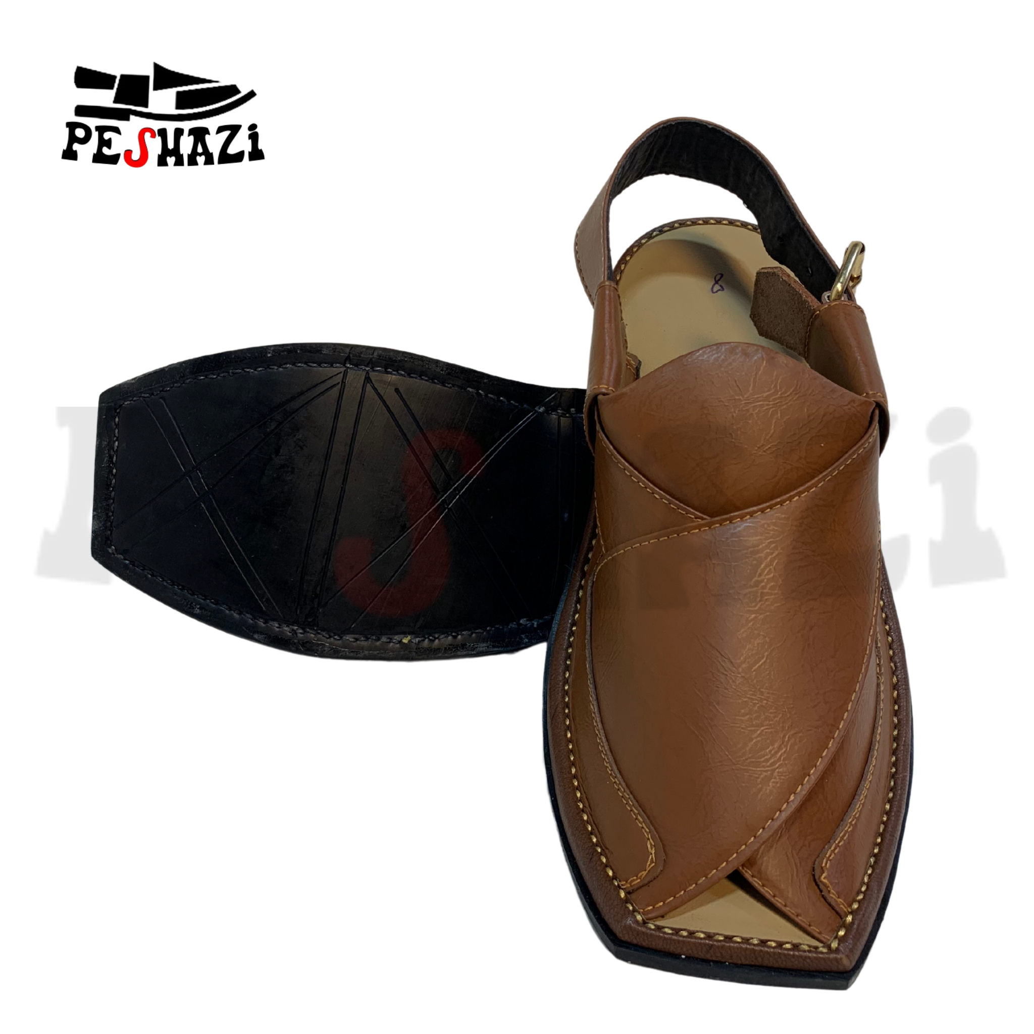 Brown Premium Luxury Chappal with Softy Sole – Ultra Comfort