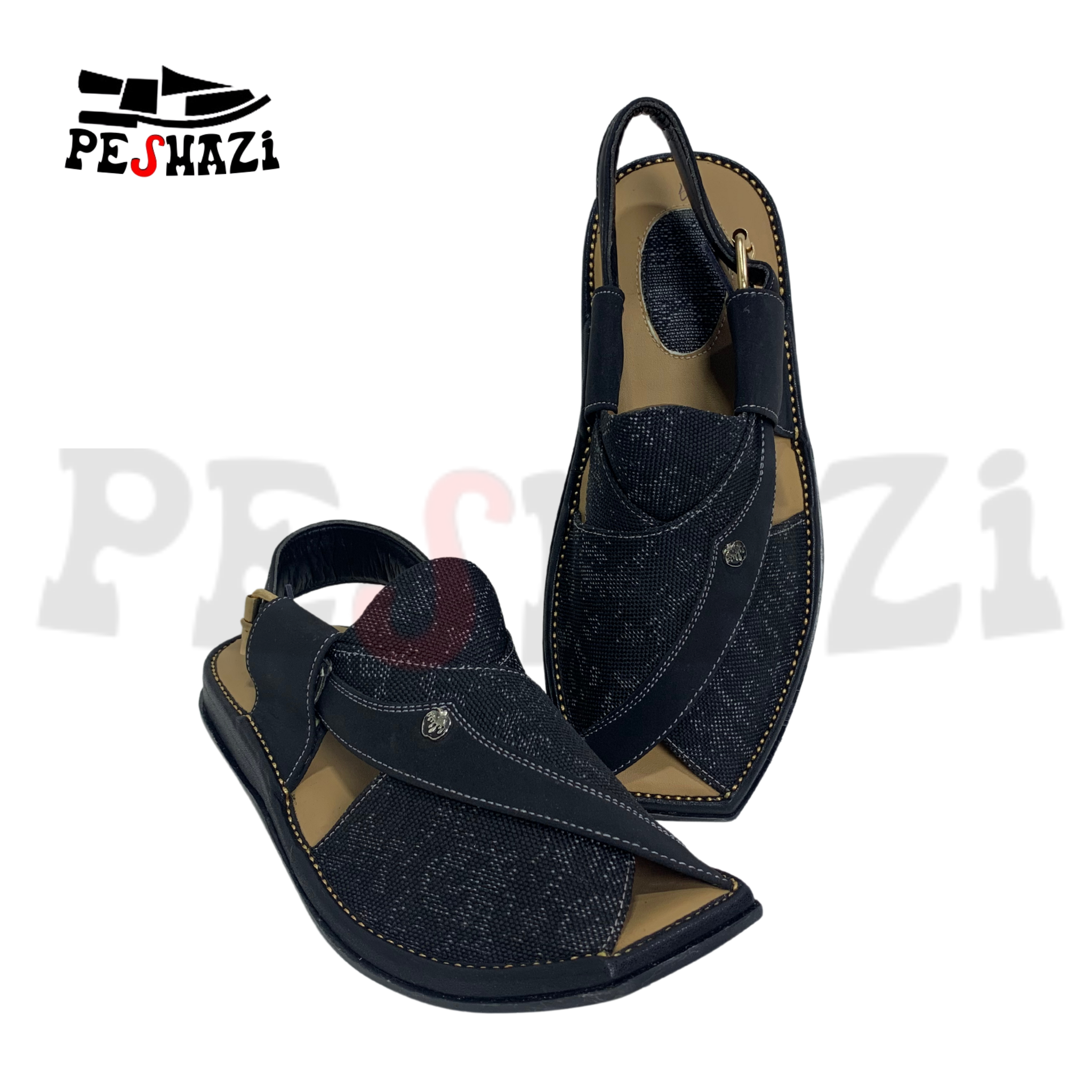 Smart Zalmi Black Chappal – Step into Prestige