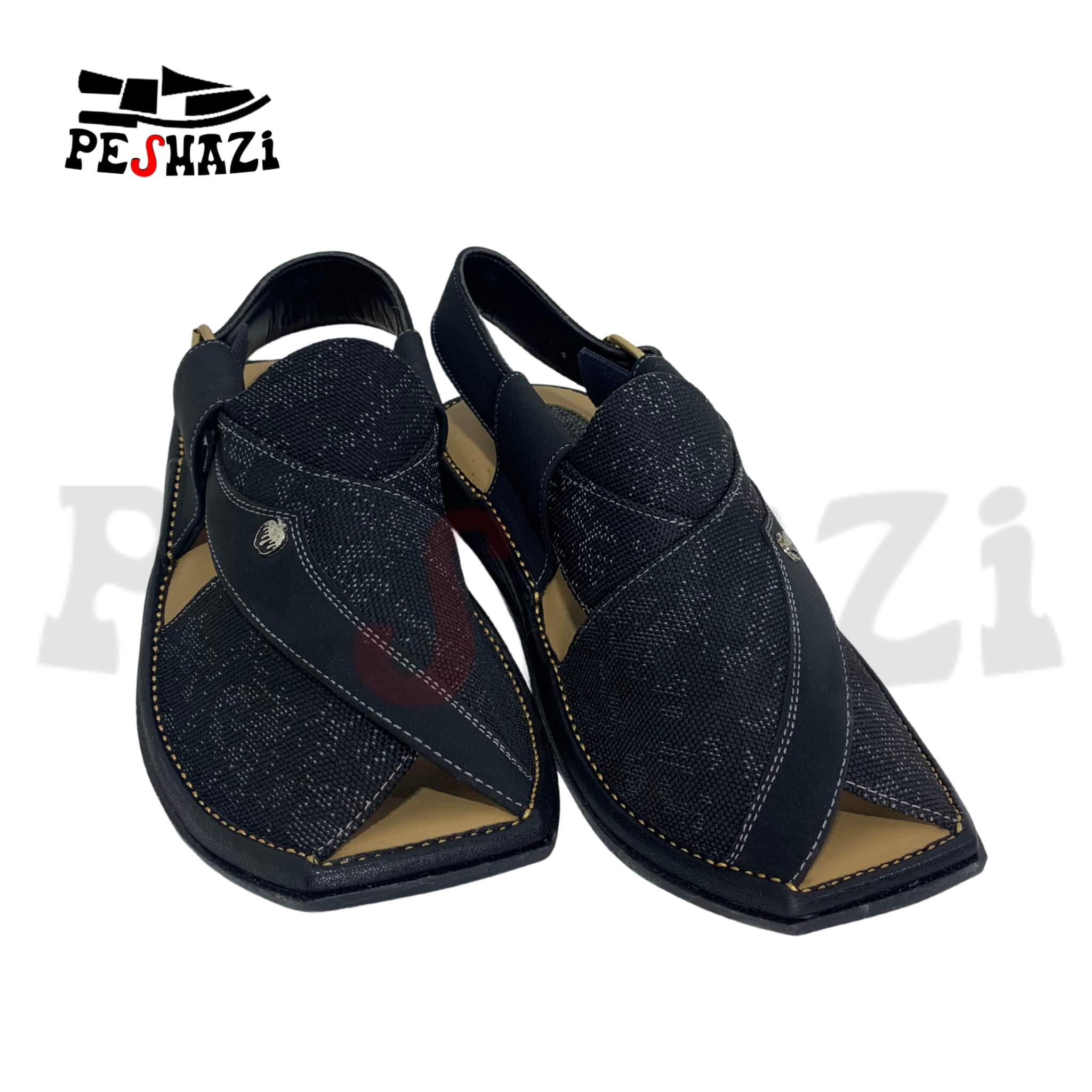 Smart Zalmi Black Chappal – Step into Prestige