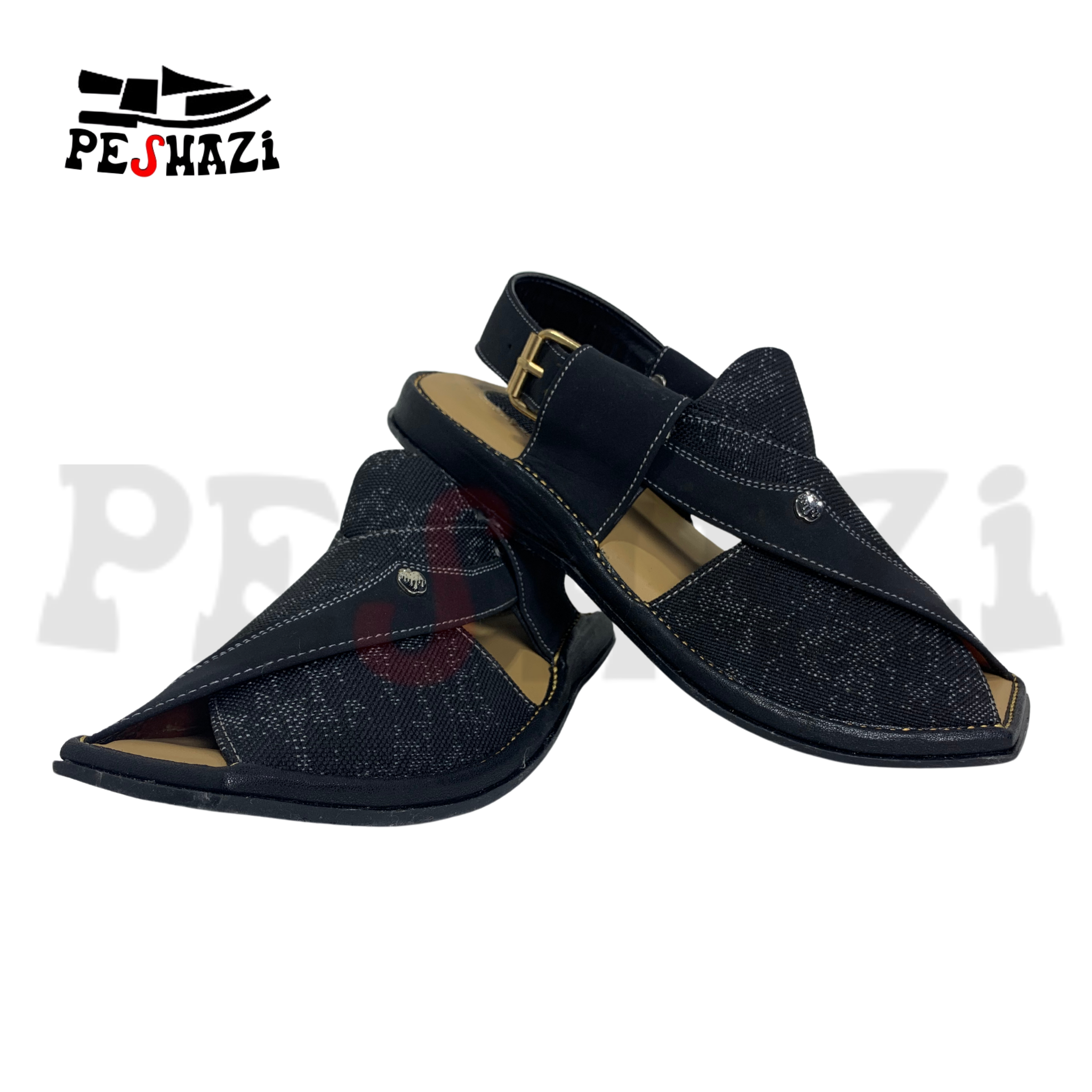 Smart Zalmi Black Chappal – Step into Prestige