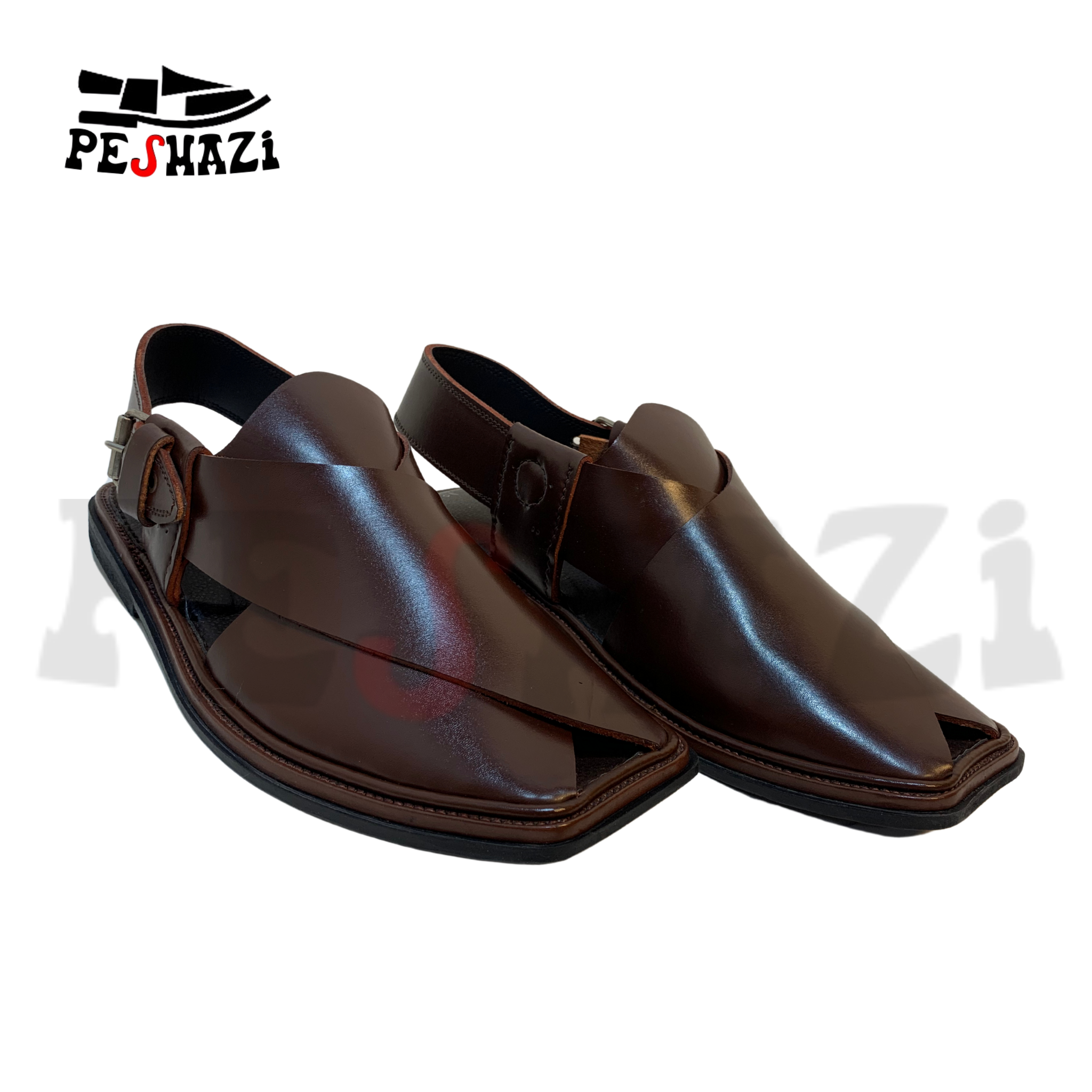 Deep Chocolate Brown Zalmi Chappal – Tradition Meets Luxury