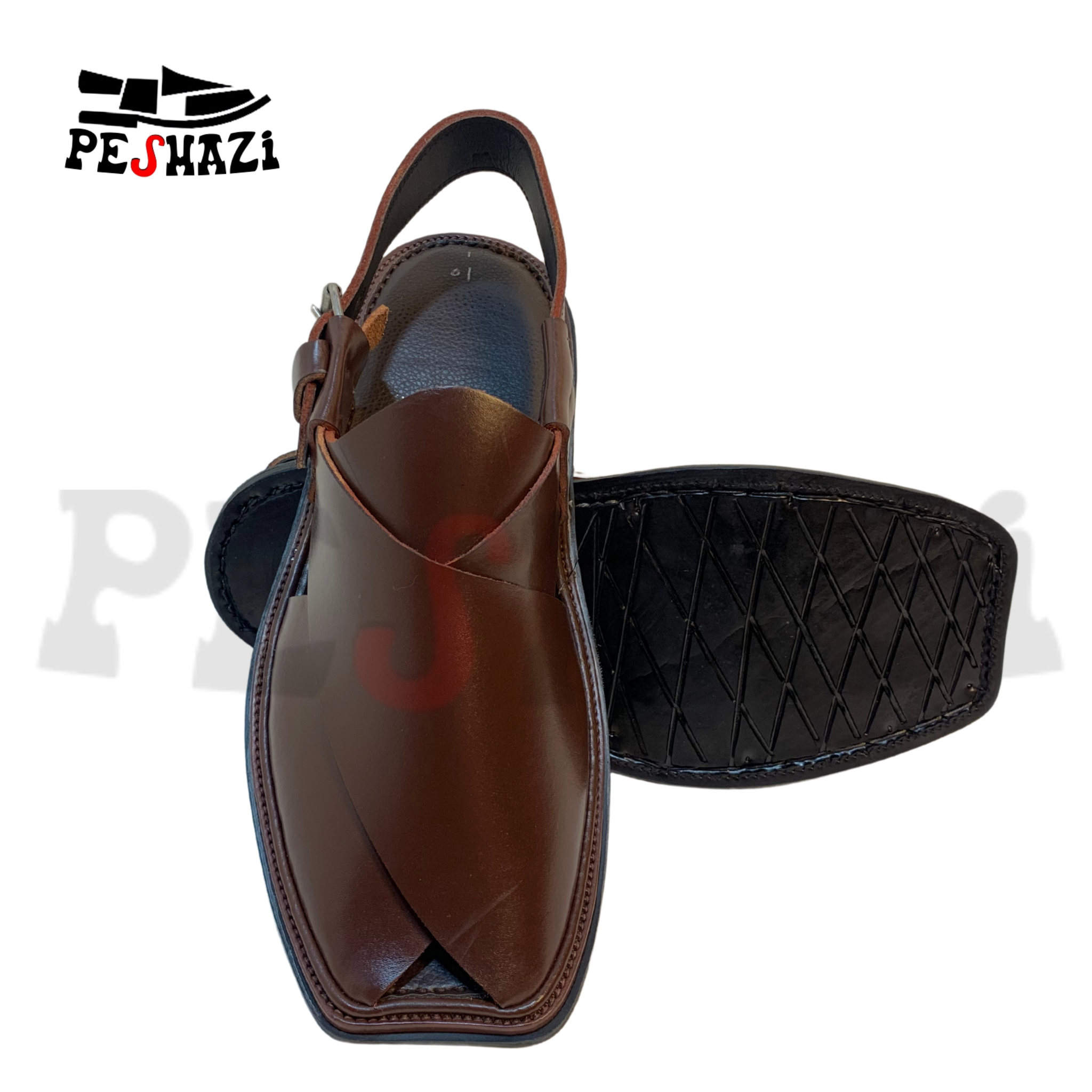 Deep Chocolate Brown Zalmi Chappal – Tradition Meets Luxury