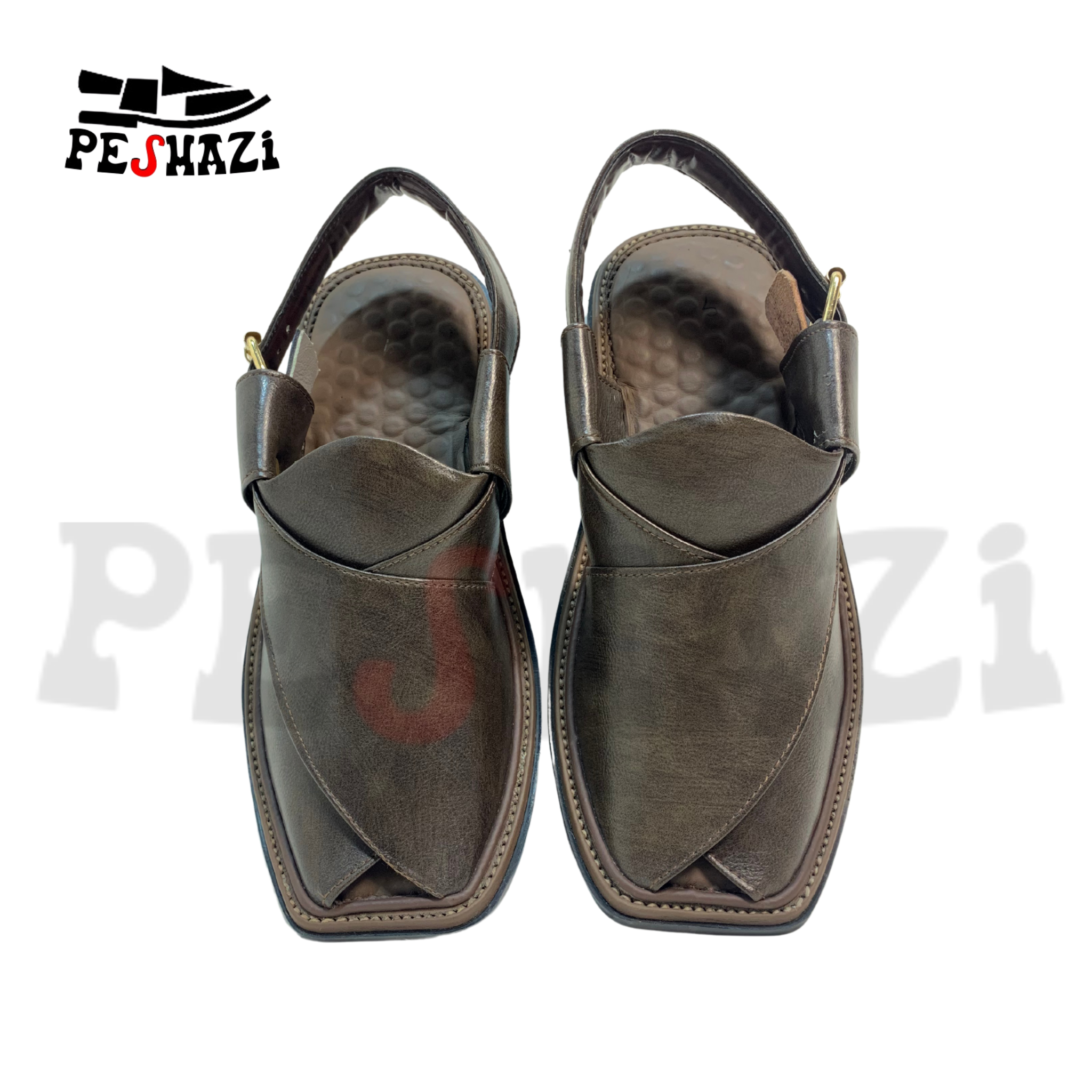 Luxury Dark Brown Zalmi Chappal – Walk with Prestige